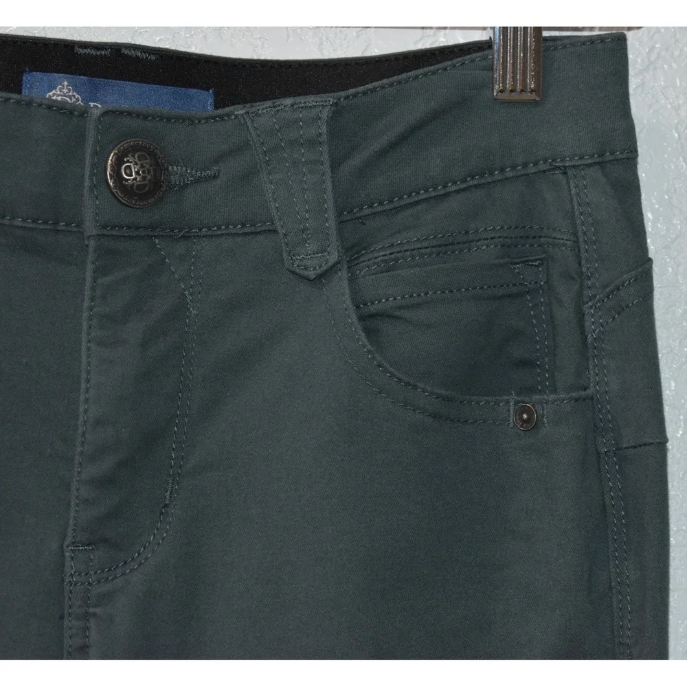 Democracy Absolution Straight Leg Pants 2P Sage/teal Green B1560VMX229 Petite